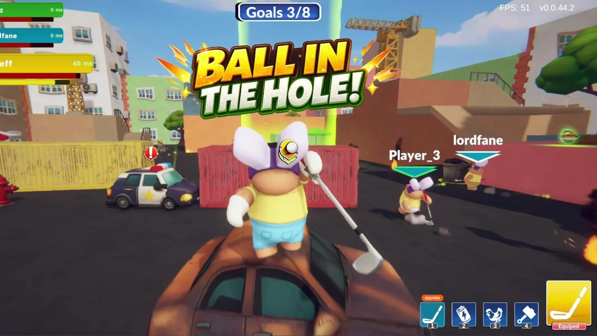 Left Fore Dead Zombie Battle Golf cover art
