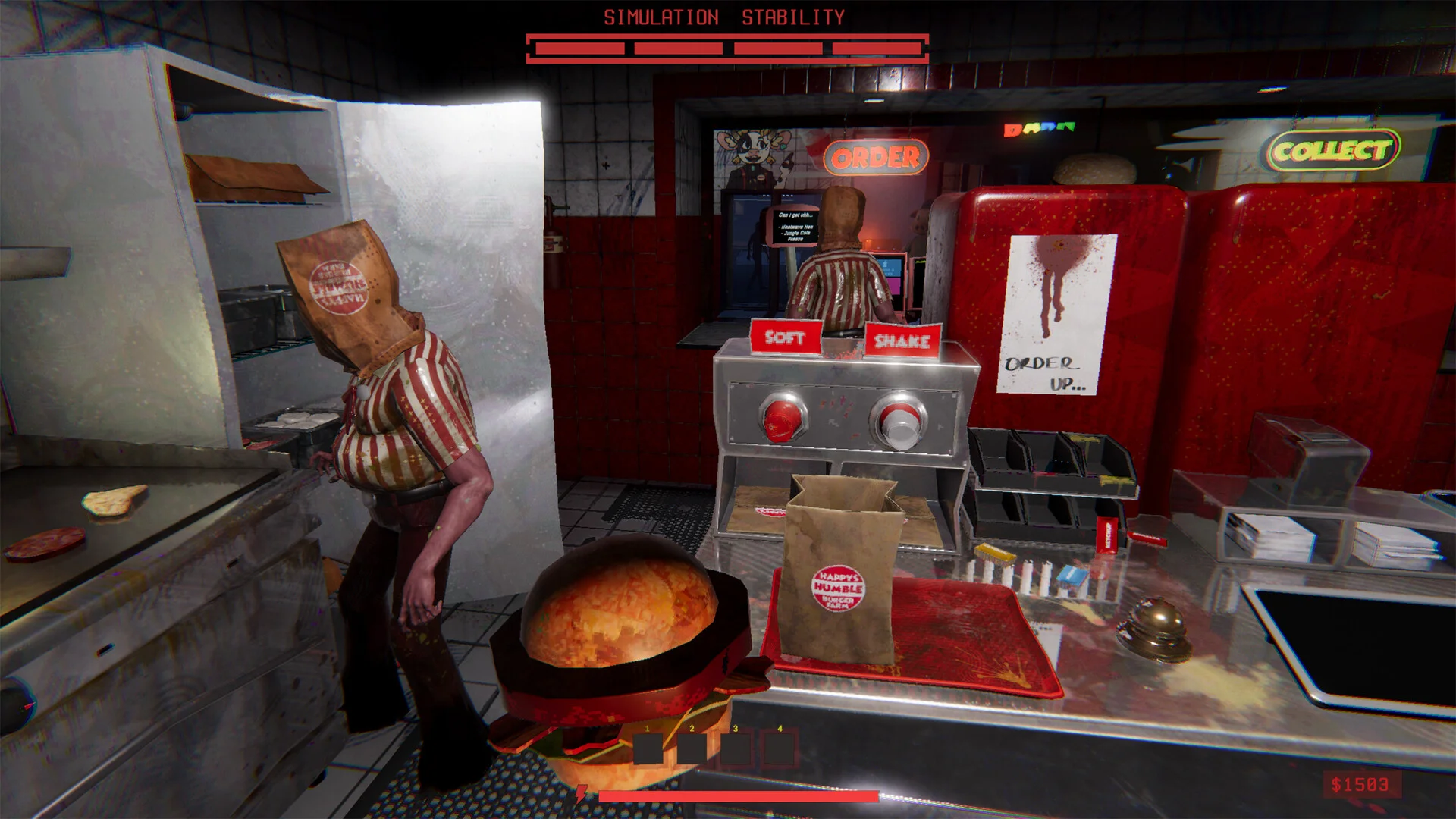 Happy's Humble Burger Cult Windows screenshot