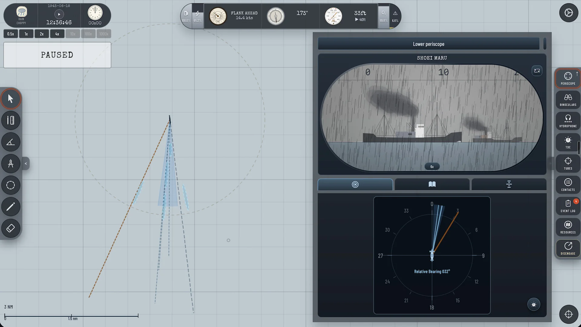 Silent Shark approach intercept strike withdraw screenshot
