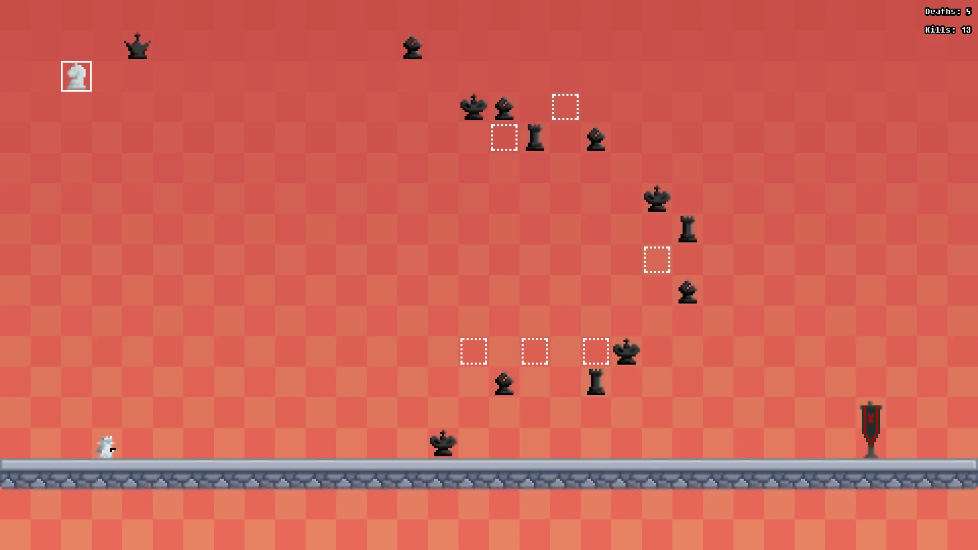 I Wanna Be With Knight boss board on Windows Steam
