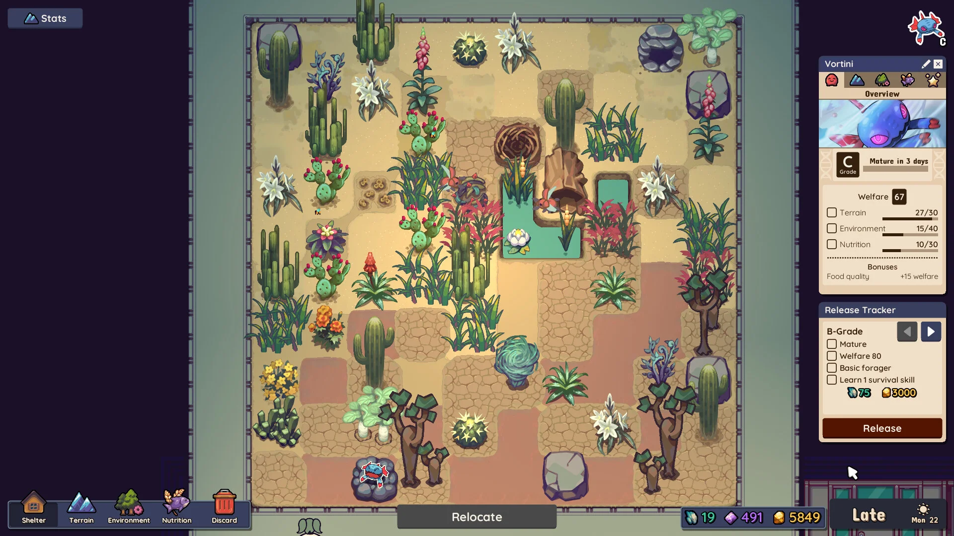 Nimbit Frontier species restoration Steam