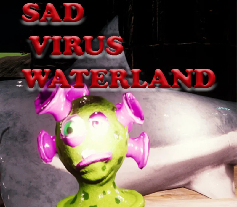Sad Virus Waterland cover of a water map