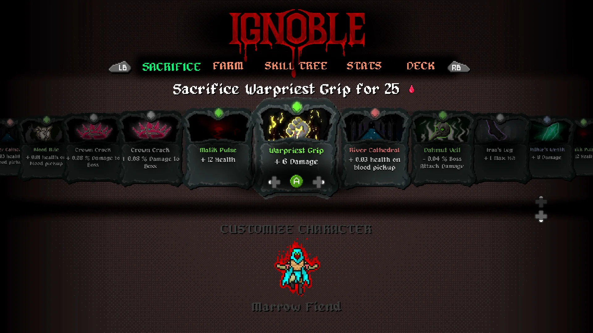 IGNOBLE forbidden skills Steam