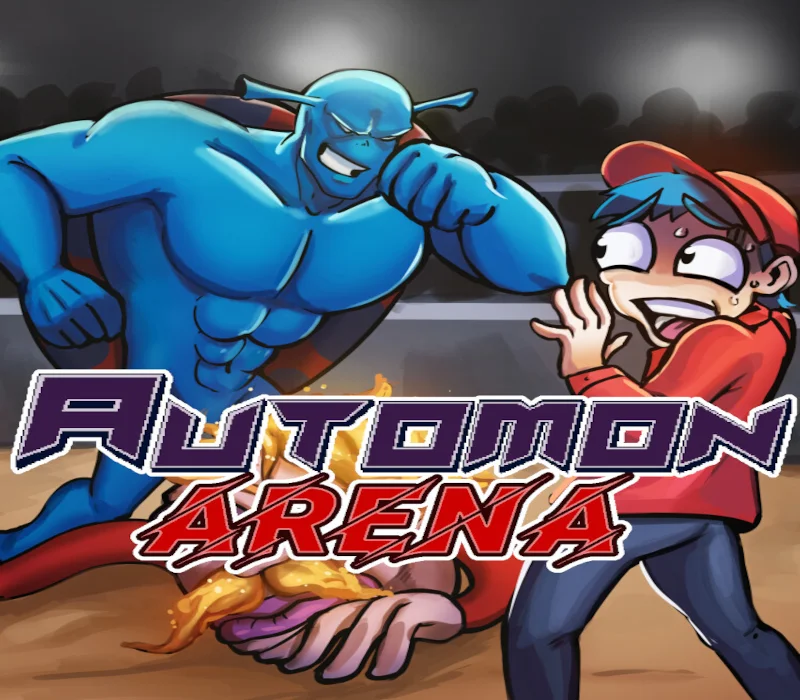 Automon Arena cover art, monster-catching auto-battler