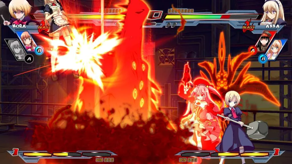 Nitroplus Blasterz fighting Steam PC