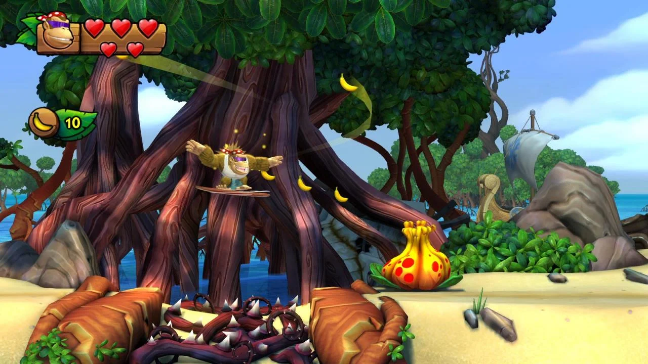 Donkey Kong Country Tropical Freeze same-system 1-2