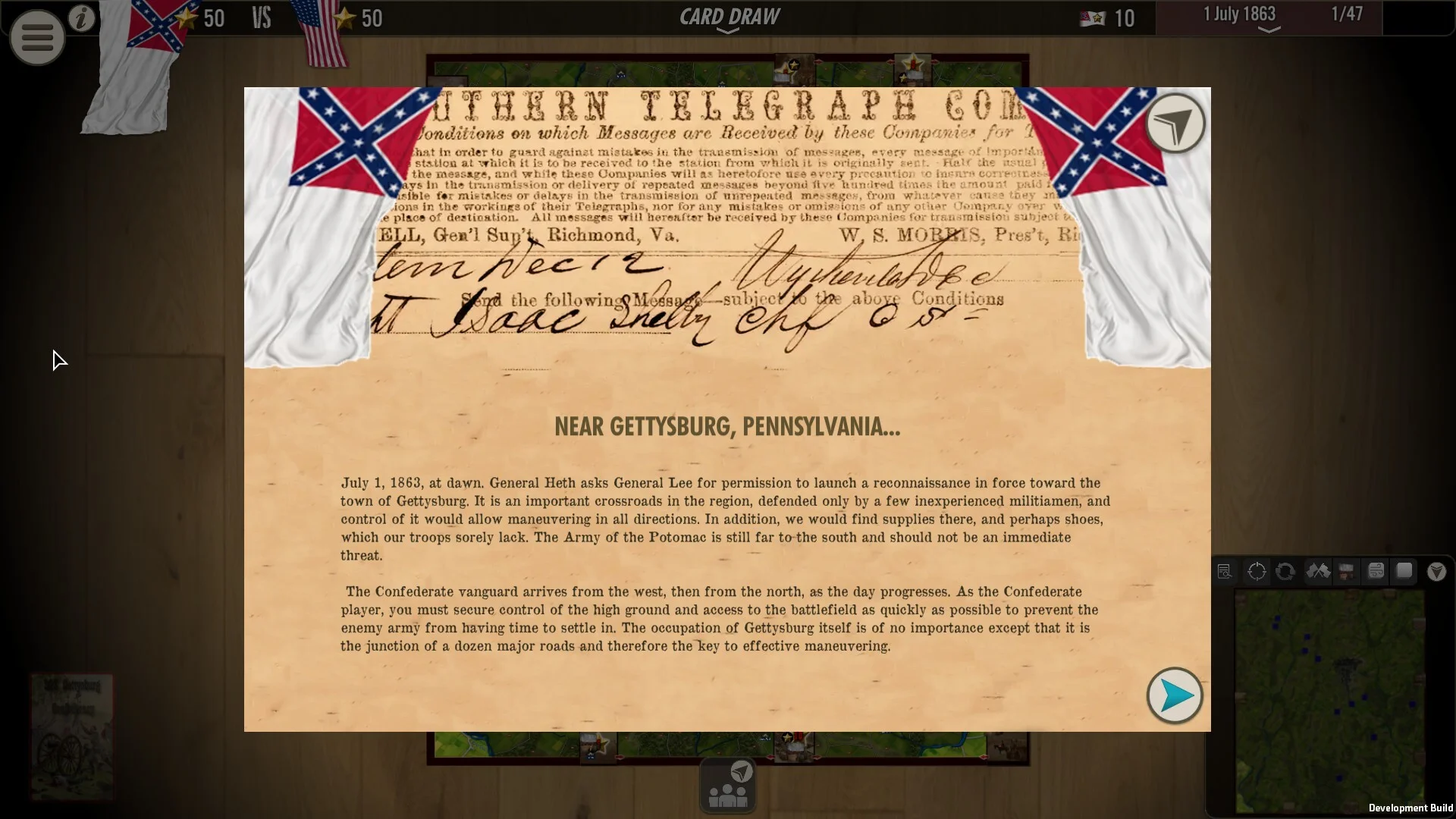 SGS Battle for Gettysburg Multi-player PvP screenshot