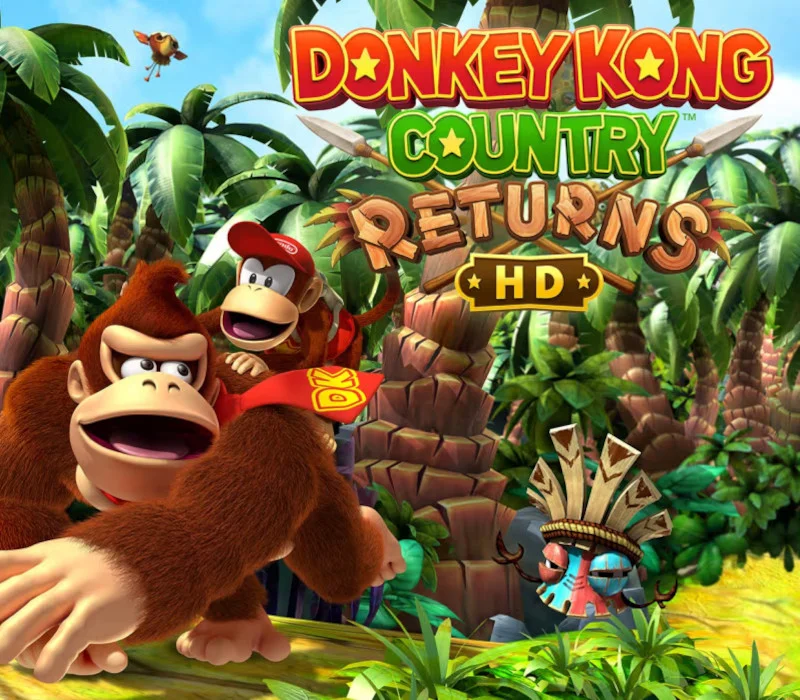 Donkey Kong Country Returns HD cover, Tiki Tak