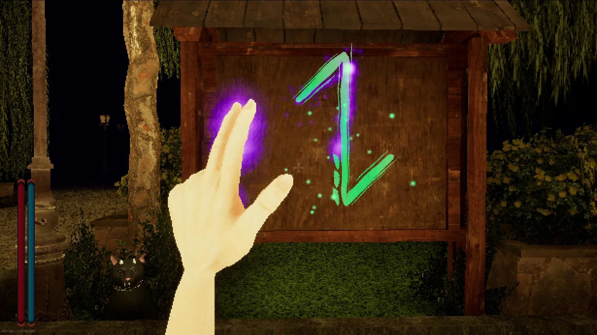 Eyes Of The ElderWood drawn-spell puzzle