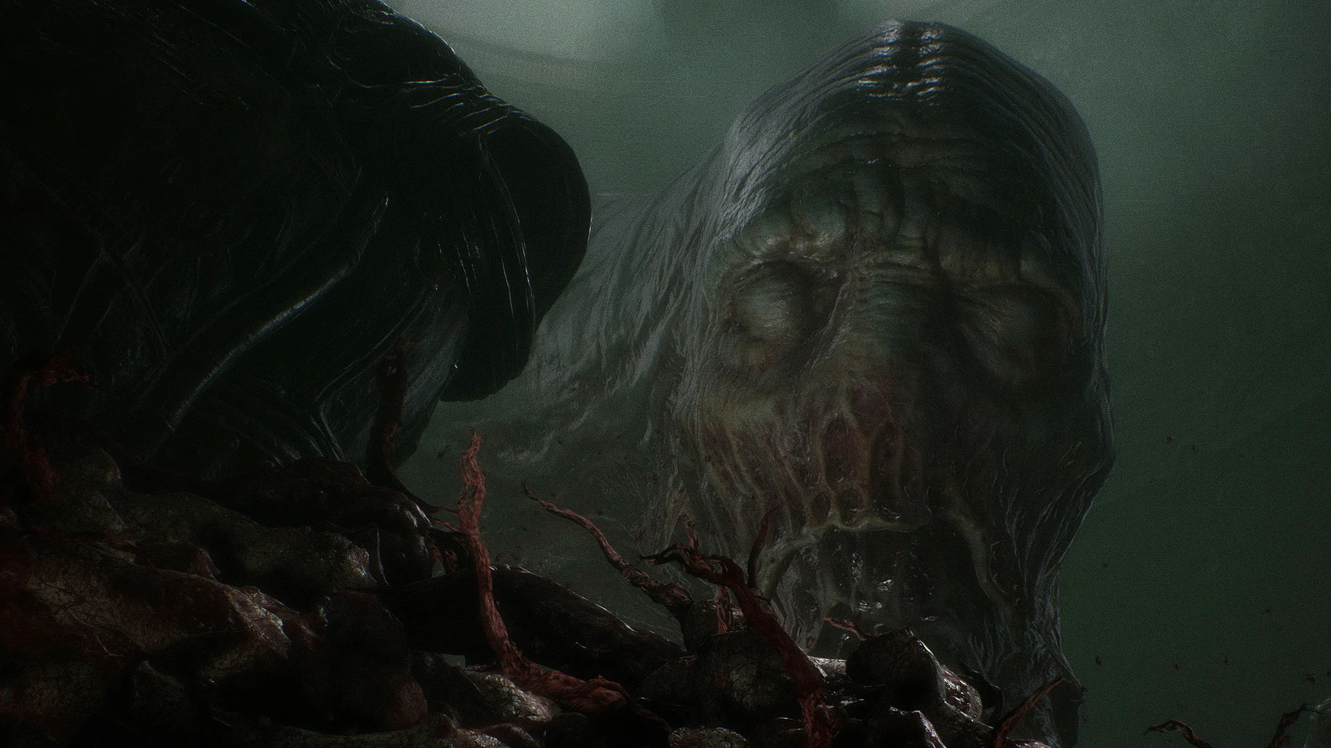 Scorn silent crawl through viscera and pistons