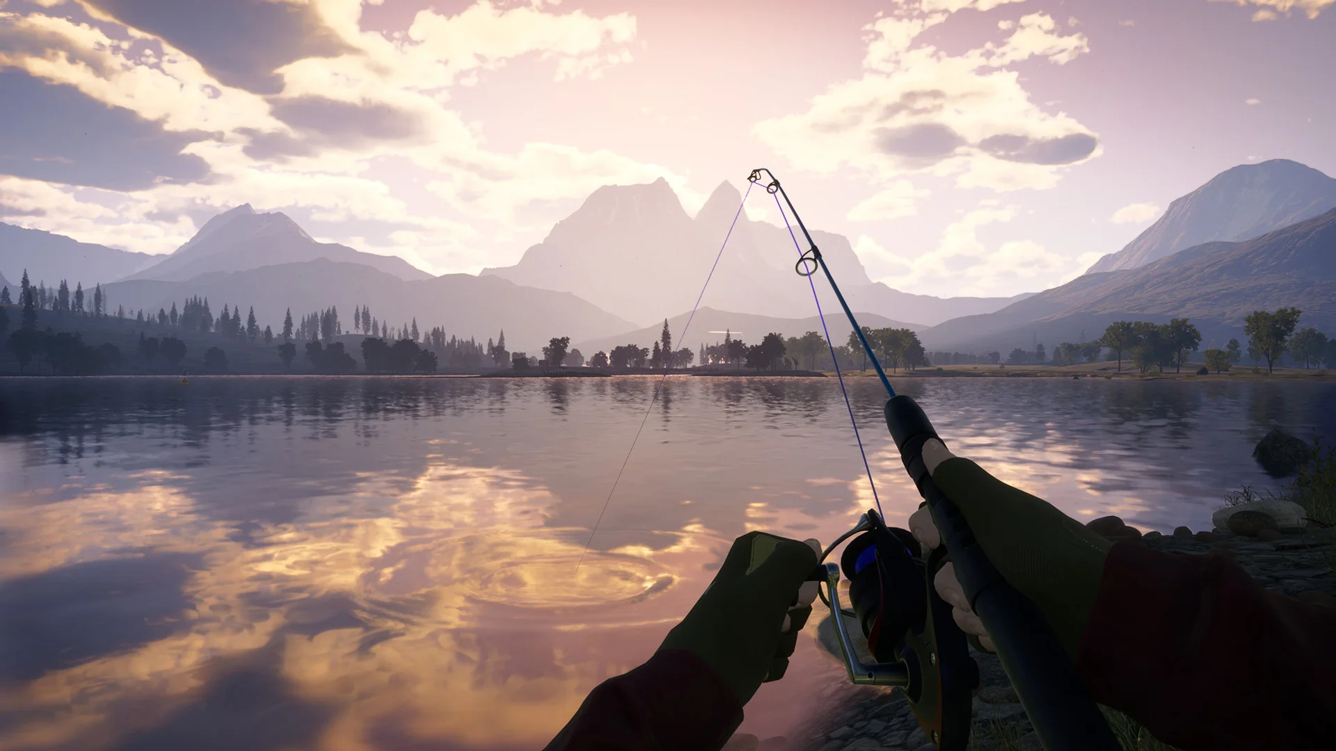 Fishing party online session on Xbox