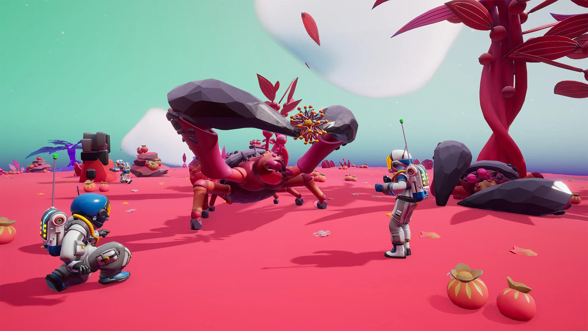 STARSEEKER online co-op gathering resources on an alien world