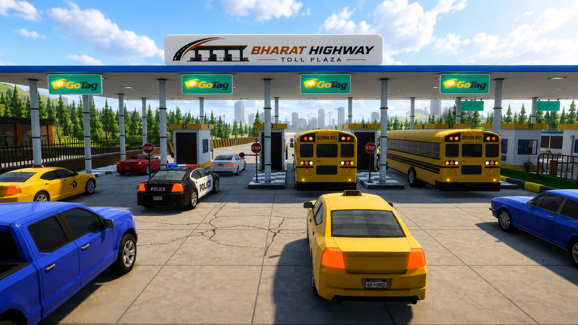 Toll Plaza Simulator traffic processing