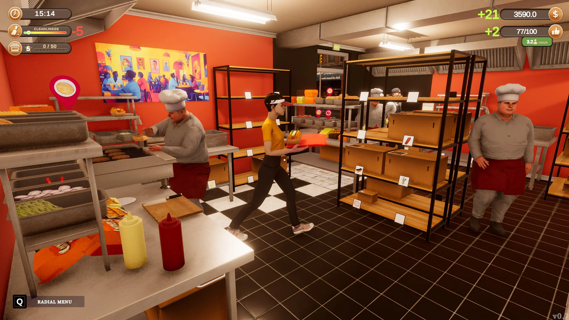 Corner Kitchen Xbox expand second floor