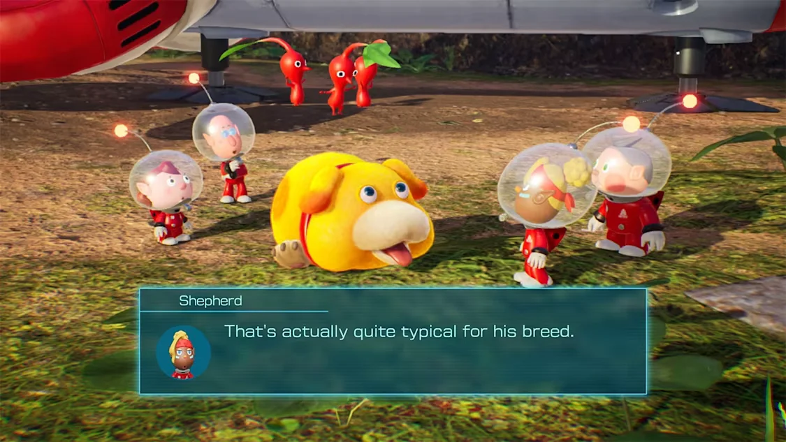 Pikmin 4 Oatchi Rescue Pup partnership exploration