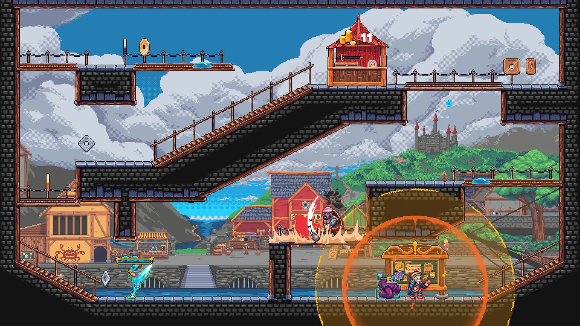 The Grand Slamboree six unique characters 120 stages gameplay screenshot