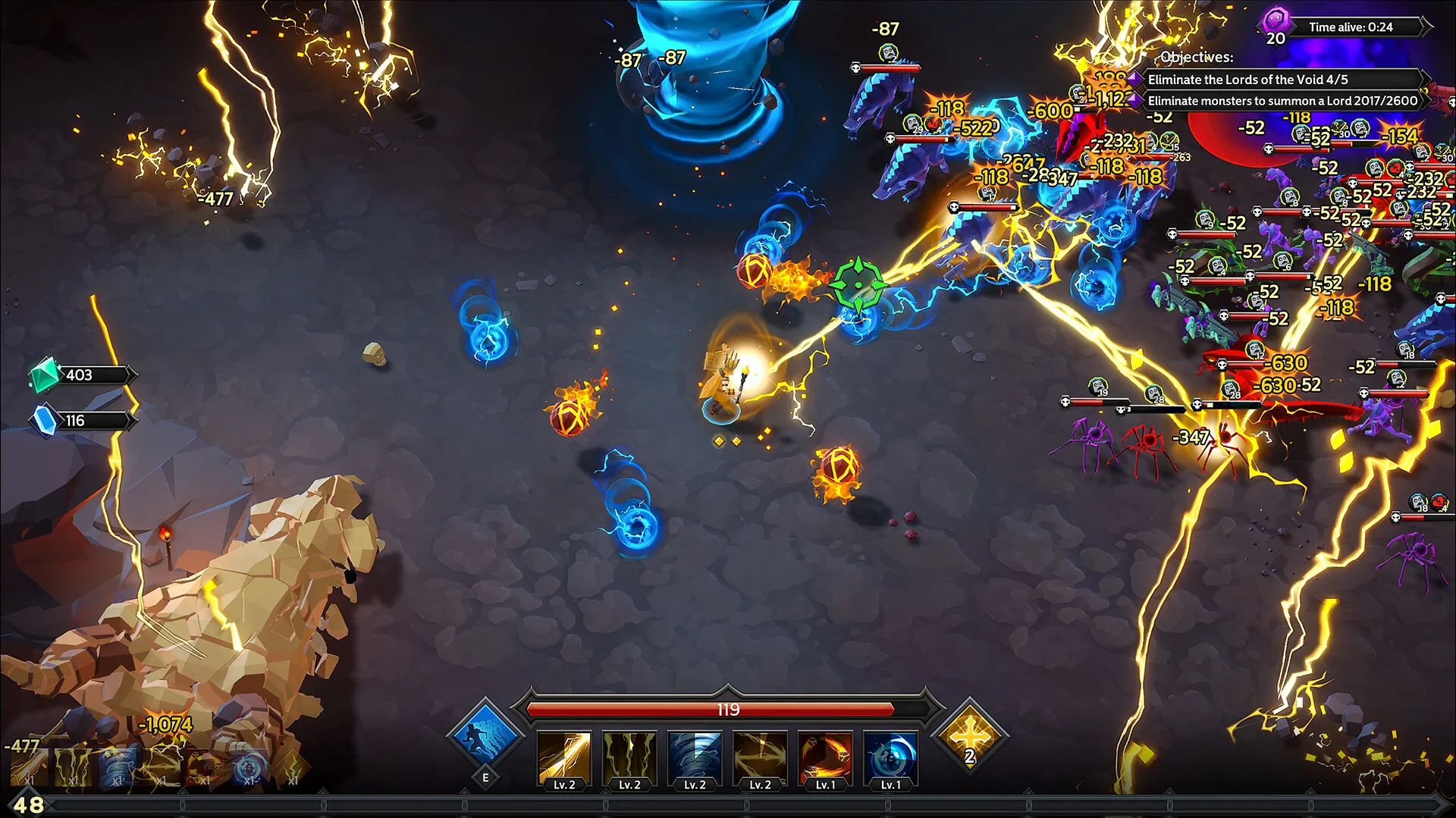 Soulstone Survivors Void Hunter skill tree