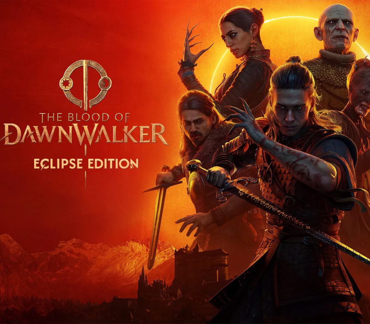 The Blood of Dawnwalker Eclipse Edition cover with a vampire protagonist