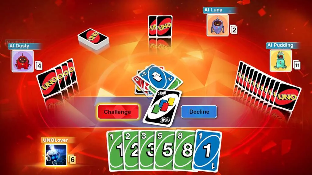 UNO online cards screenshot Ubisoft PC EU