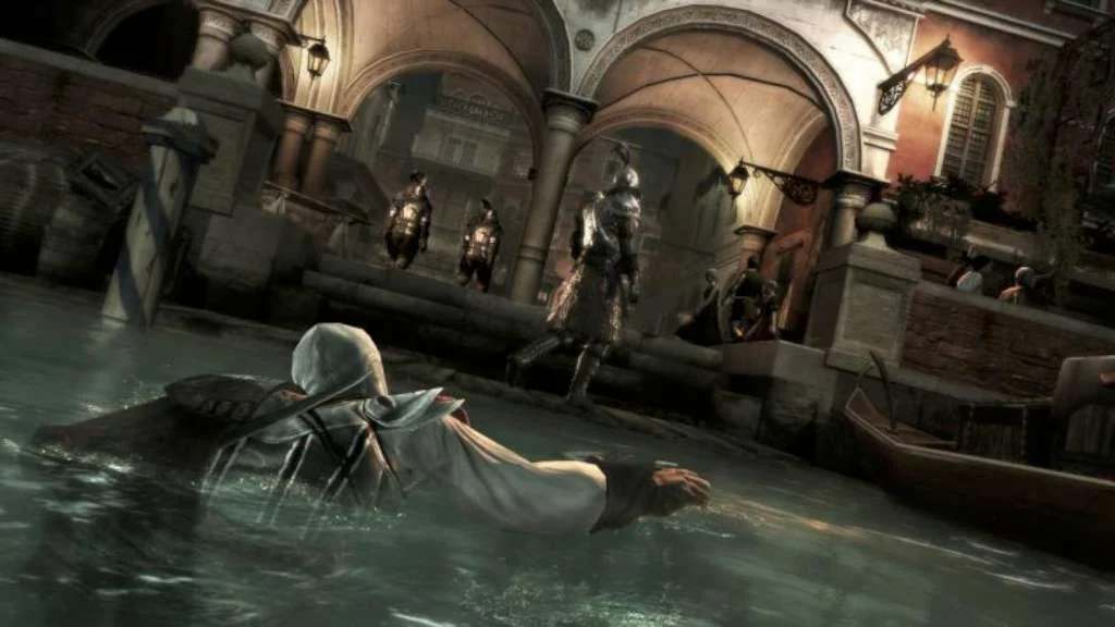 Assassin's Creed 2 Monteriggioni estate courtyard