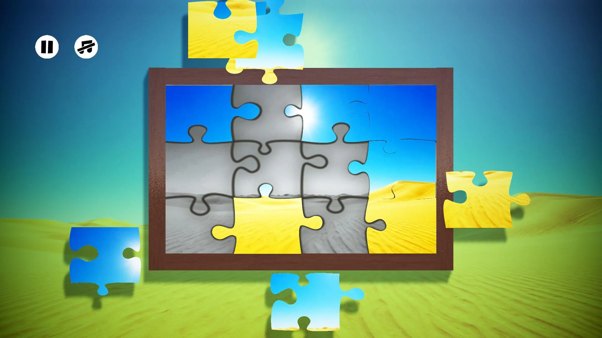 Puzzles Desert English solo puzzle stages