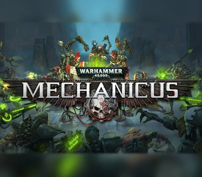 Warhammer 40,000 Mechanicus cover with Tech-Priests facing Necrons