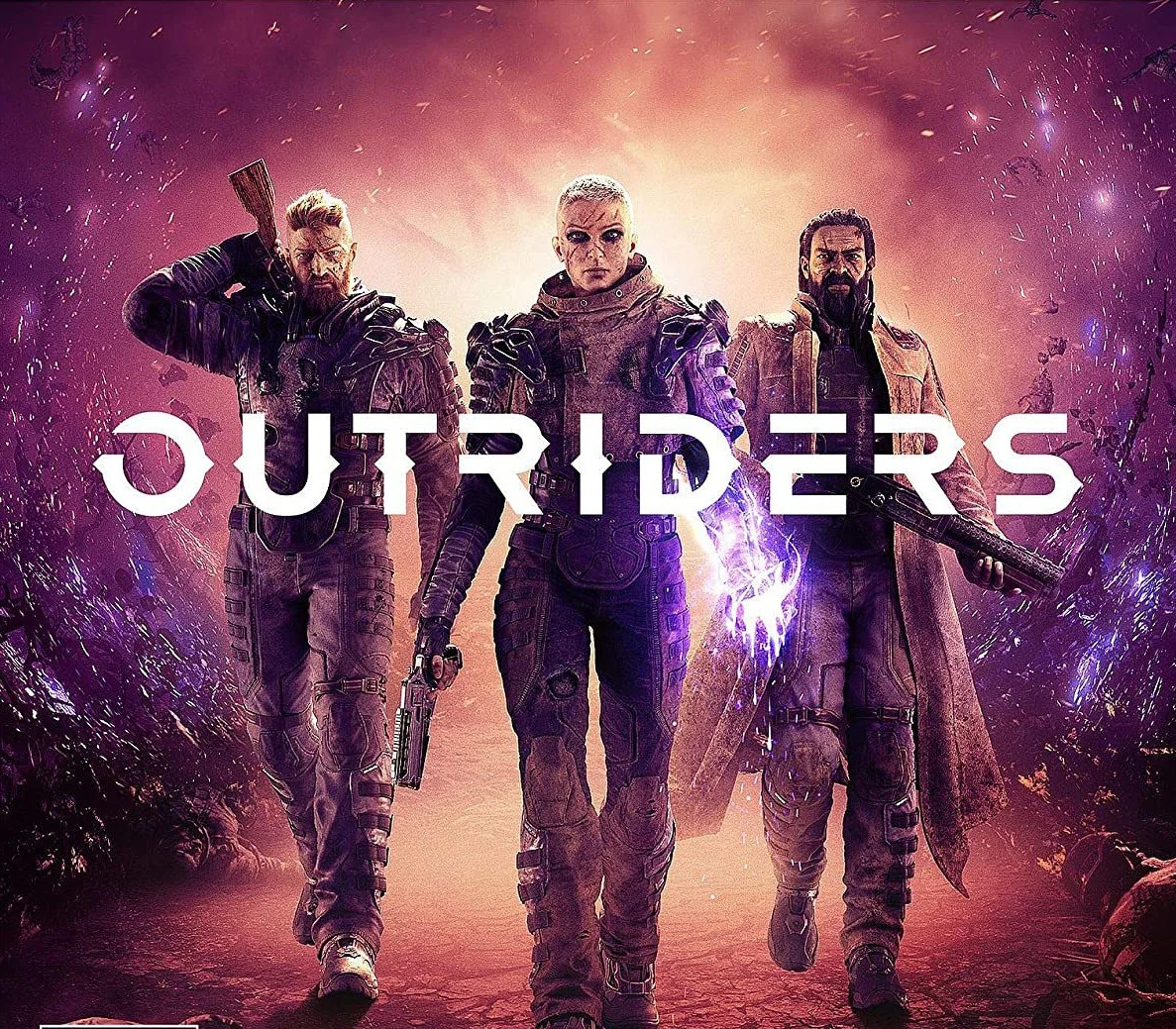 Outriders cover, Outrider class on planet Enoch