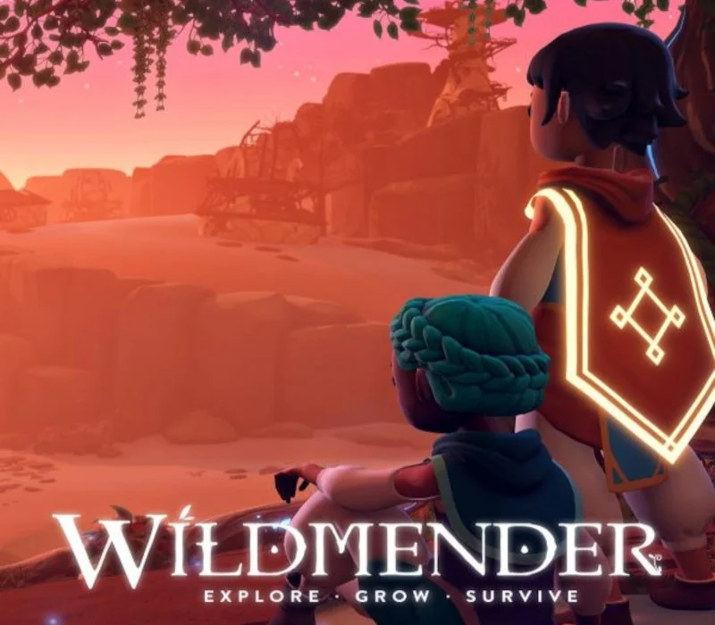 Wildmender cover of an oasis garden in a vast desert