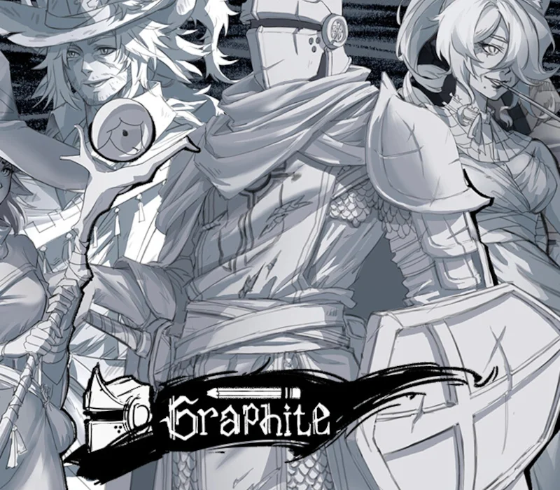 Graphite cover art, RipRed roguelike RPG notebook scenarios