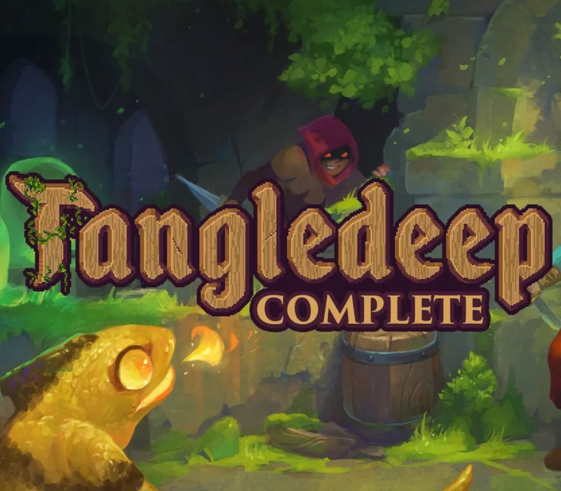 Tangledeep Complete cover, 16-bit dungeon town