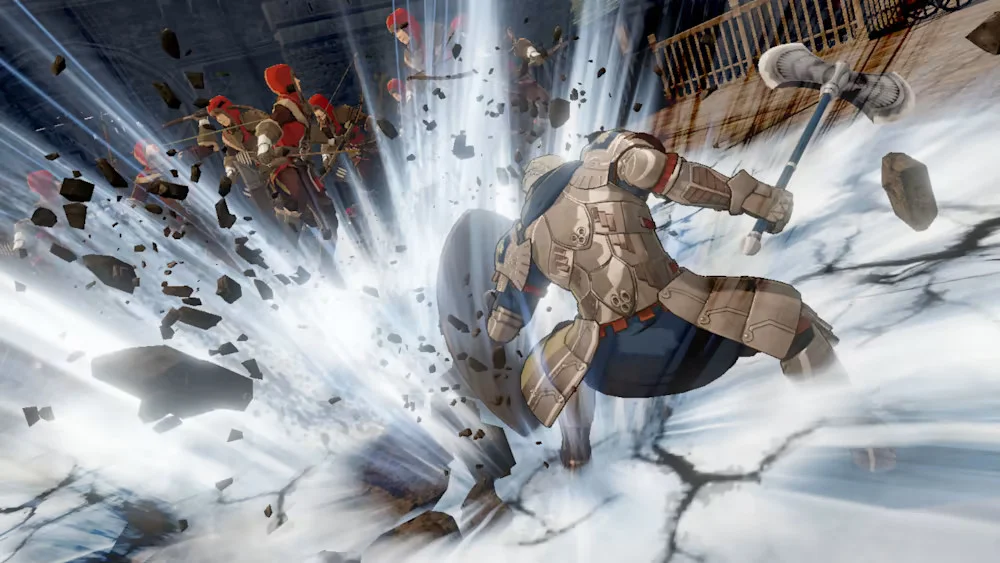 Fire Emblem Warriors Three Hopes real-time battle across Fódlan