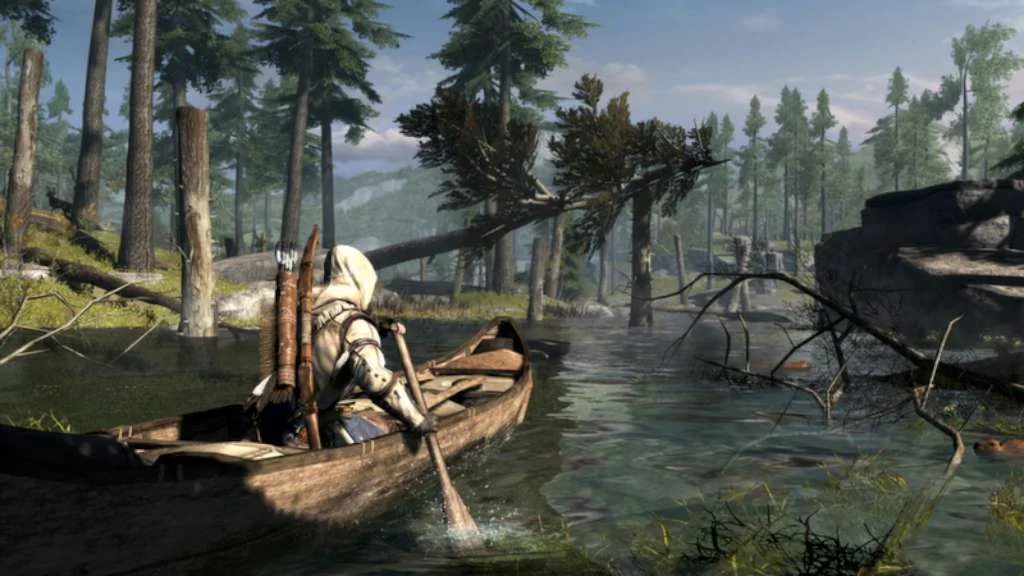 Assassin's Creed 3 Aquila naval battle off the coast