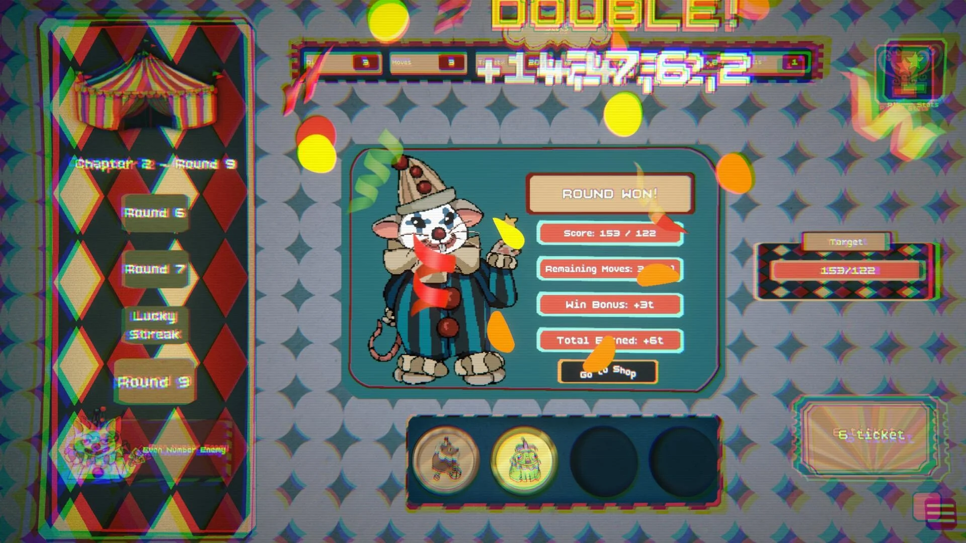 Dice Carnival combo chains