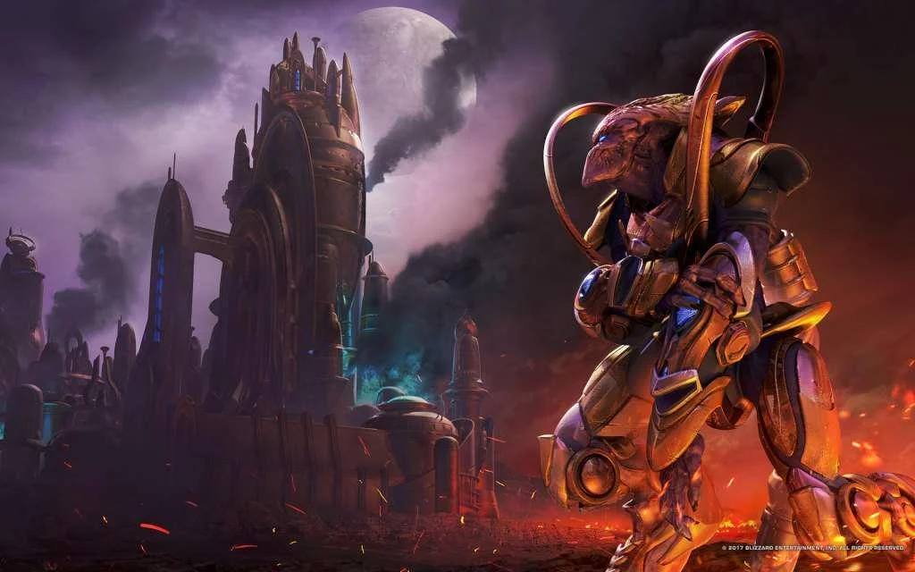 StarCraft Remastered Protoss psi storm