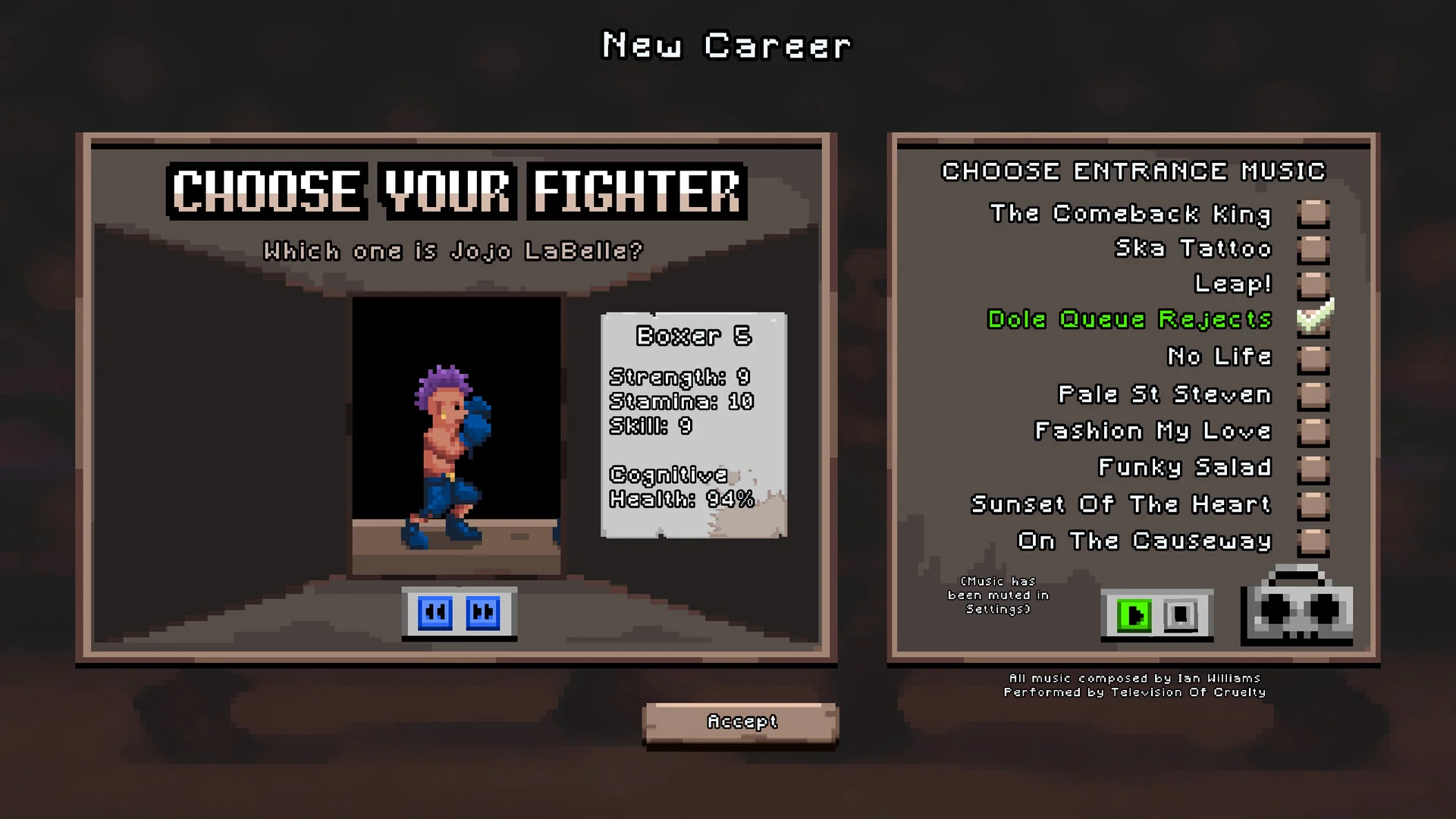 The Comeback King 1980s UK boxing management has-been boxer gameplay