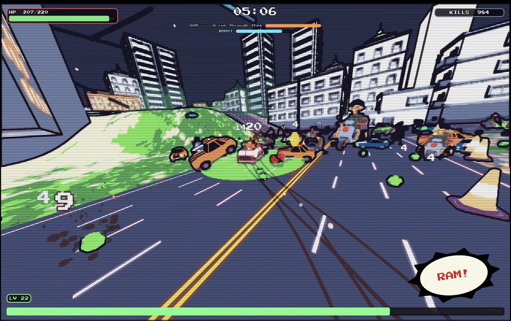Caddywack Gridlock Mode hostile traffic
